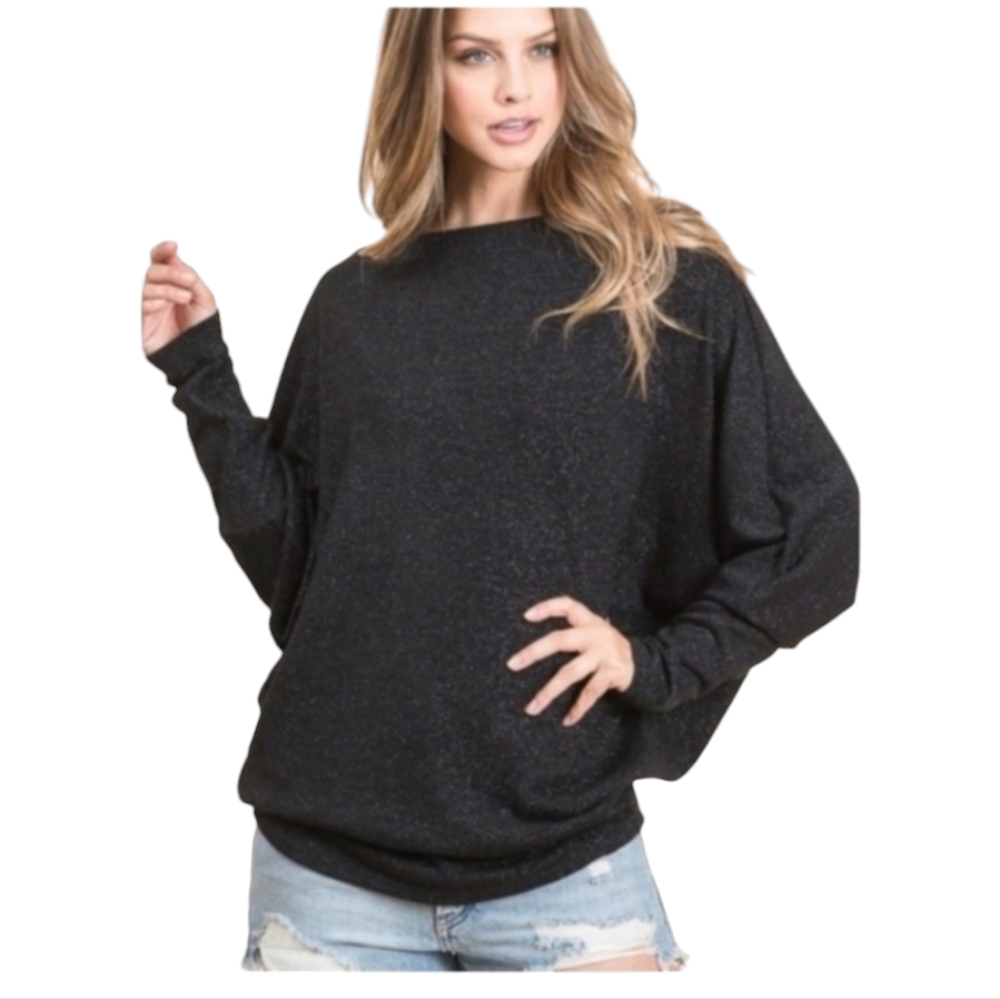 Black Dolman sleeve Top✨️ - Picture 3 of 13